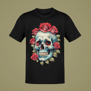 Skulpturen mit Schlangen oder Rose Farbkunstkollek T-Shirt