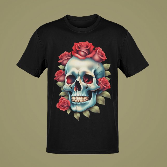 Skulpturen mit Schlangen oder Rose Farbkunstkollek T-Shirt (Von Creator hochgeladen)
