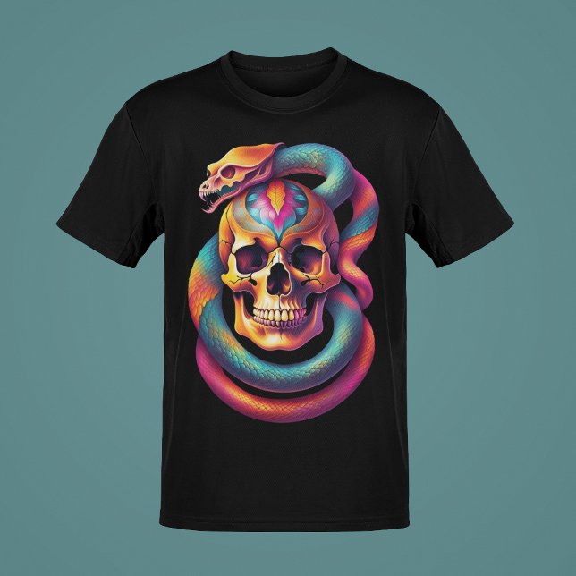 Skulpturen mit Schlangen oder Rose Farbkunstkollek T-Shirt (Von Creator hochgeladen)