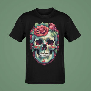 Skulpturen mit Schlangen oder Rose Farbkunstkollek T-Shirt