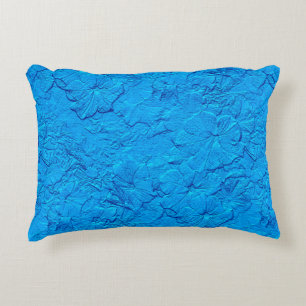 Skulpturen Petunias, Blauer Akzent Pillow Dekokissen