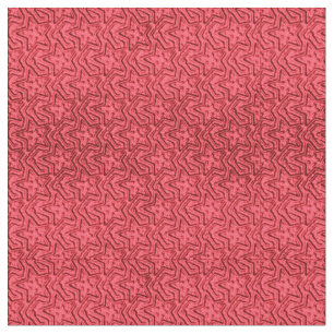 Skulpturen Stars-Coral Pink-Zazzle Stoff