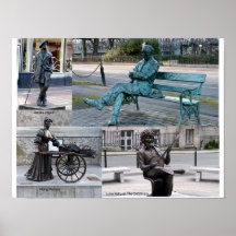 Skulpturen & Statuen in Dublin Irland 