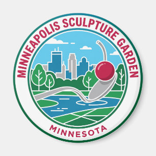 Skulpturengarten Minneapolis Minnesota Magnet