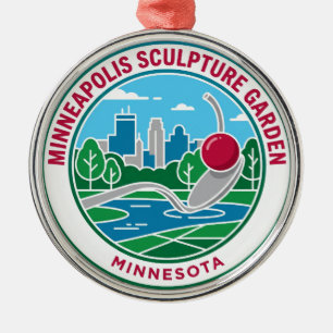 Skulpturengarten Minneapolis Minnesota Ornament Aus Metall