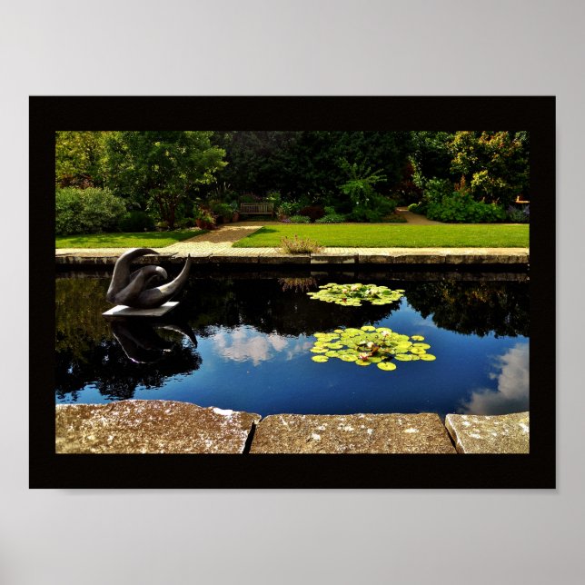 Skulpturengarten Poster (Vorne)