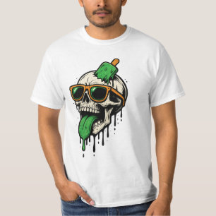 Skulpturengrafik für Streetwear T-Shirt