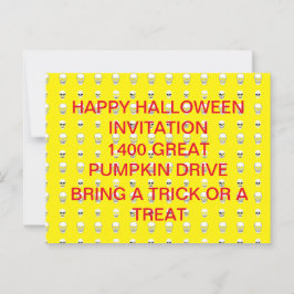 Skulpturenreihe - Einladung Halloween Postkarte