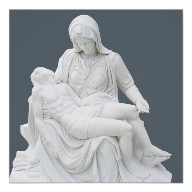 Skulpturierte Pieta Poster (Vorderseite)