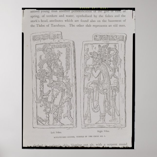 Skulpturierte Steine aus dem 'Tempel der Poster (Vorne)