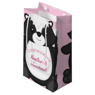Skunk Baby Dusche Pink Kleine Geschenktüte