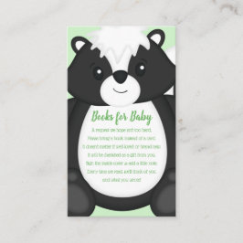 Skunk Baby Shower Woodland Animals Begleitkarte