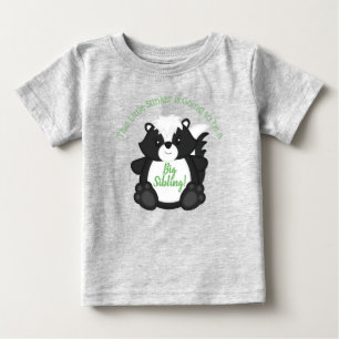 Skunk Baby Shower Woodland Animals T-shirt