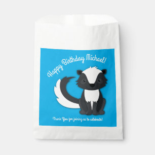 Skunk Birthday Party Geschenktütchen
