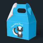 Skunk Birthday Party Kids Geschenkschachtel<br><div class="desc">Feiern Sie den Geburtstag Ihres Kindes mit diesem bezaubernden Schnupfen Geburtstagsgeschenk! Ideal für eine Waldtierfeier,  oder einfach nur für ein Kind,  das Lieben in den Schotten! Ein Party zum 1. Geburtstag für ein Baby!</div>