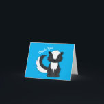 Skunk Birthday Party Kids Karte<br><div class="desc">Feiern Sie den Geburtstag Ihres Kindes mit diesem bezaubernden Schnupfen Geburtstagsgeschenk! Ideal für eine Waldtierfeier,  oder einfach nur für ein Kind,  das Lieben in den Schotten! Ein Party zum 1. Geburtstag für ein Baby!</div>