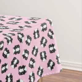 Skunk Birthday Party Pink Tischdecke