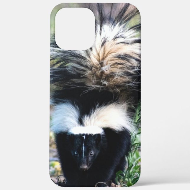Skunk Black and White Case-Mate iPhone Hülle (Rückseite)