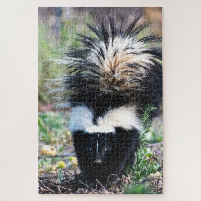 Skunk Black and White Puzzle (Vertikal)
