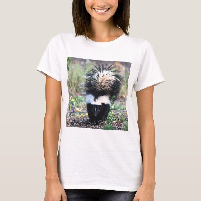 Skunk Black and White T-Shirt (Vorderseite)