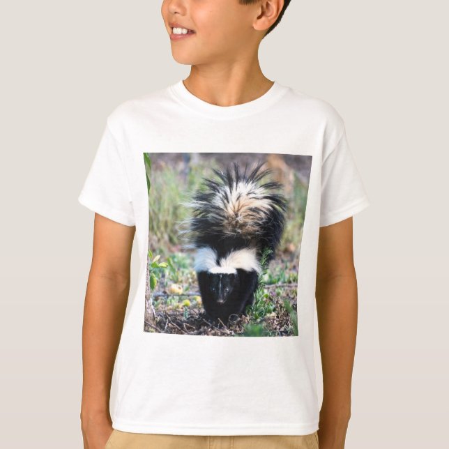 Skunk Black and White T-Shirt (Vorderseite)
