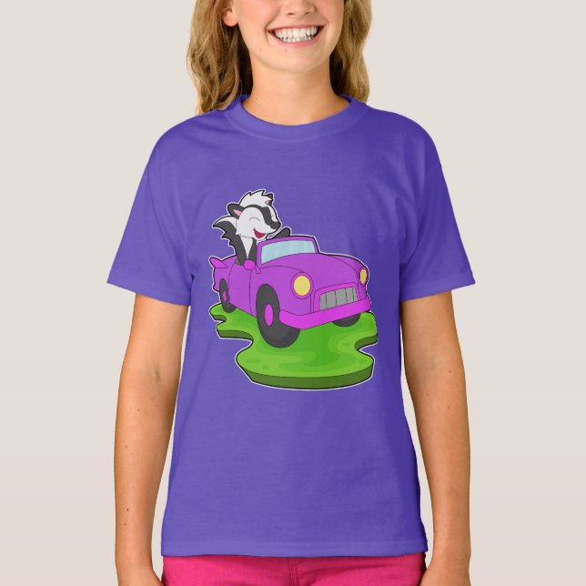 Skunk Car T-Shirt (Vorderseite)