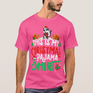 Skunk Christmas Skunk Lover Xmas T-Shirt