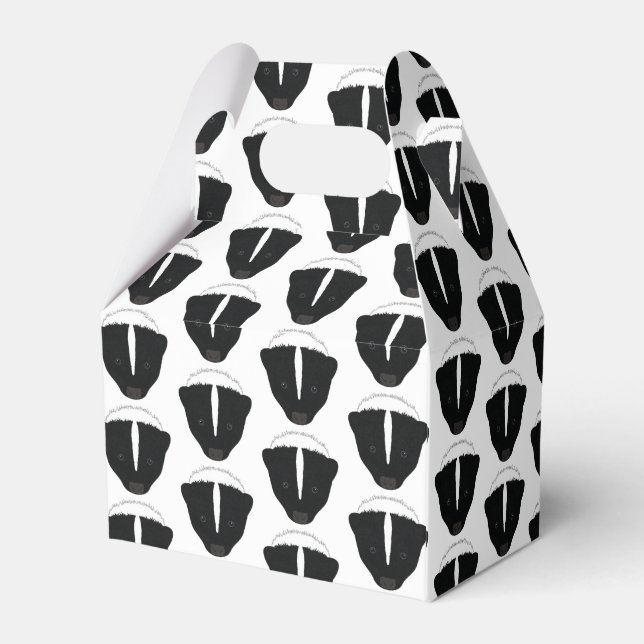 Skunk Face Geschenkschachtel (Rückseite)