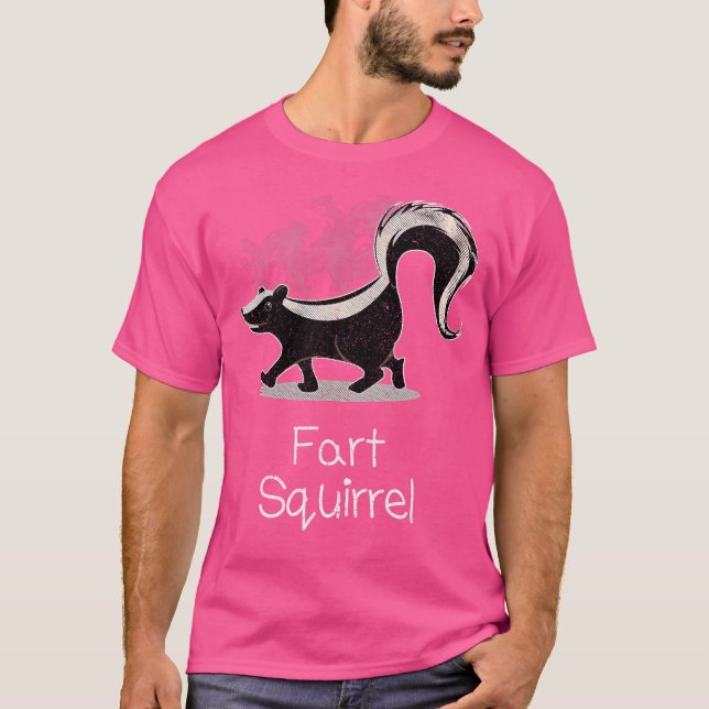 Skunk Funny Wrong Animal Name Skunk Furz Squirrel T-Shirt (Vorderseite)