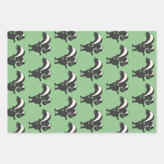 Skunk Geschenkpapier Set