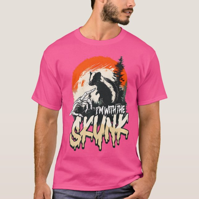 Skunk Halloween bin ich mit dem Skunk T-Shirt (Vorderseite)