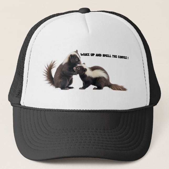 skunk hat truckerkappe (Vorderseite)