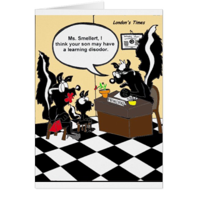 Skunk Learning Disodors Funny Gifts & T-Shirts (Vorne)