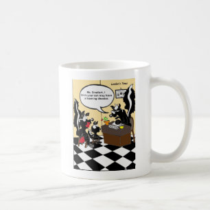 Skunk Learning Disodors Funny Gifts & T-Shirts Kaffeetasse