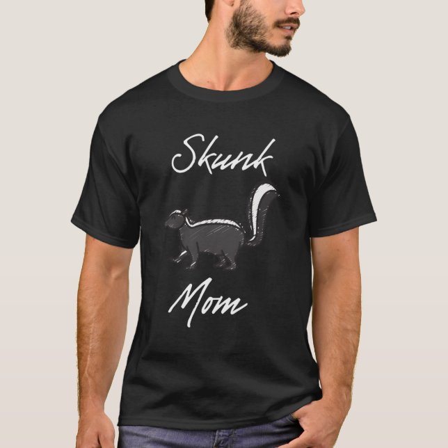 Skunk Mama Skunk Mama Alternative Pet Skunk Niedli T-Shirt (Vorderseite)