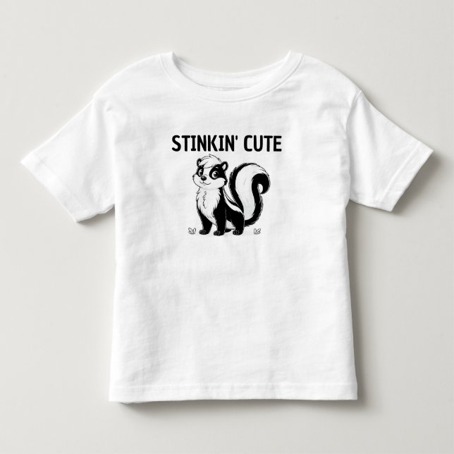 SKUNK NIEDLICH TODDLER PUN T - SHIRT (Vorderseite)