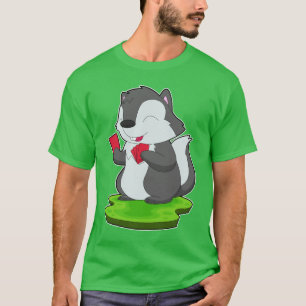 Skunk Poker Poker Karten T-Shirt