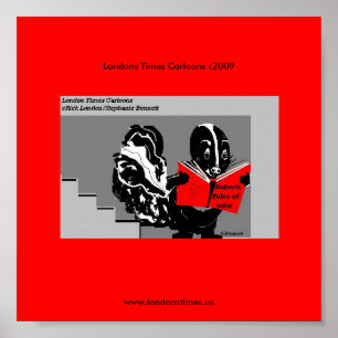 Skunk Rules of Odor Funny Londons Times Poster