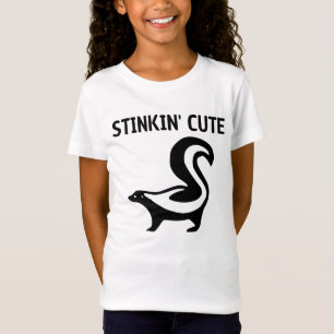 SKUNK STINKING NIEDLICH KIDS PUN T - SHIRT