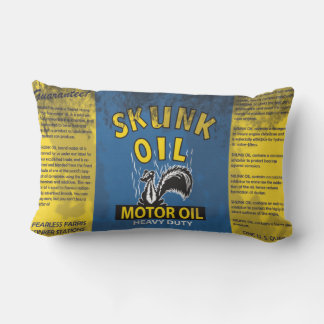 Skunk Vintage Öl Sauber und Schmutzig Wurfkissen Lendenkissen