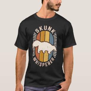 Skunk Whisperer Vintag Classic Retro Animal Liebe T-Shirt