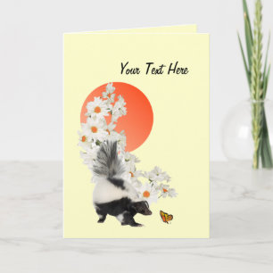 Skunker brauchen Zeit, um auch Blume zu riechen! Karte