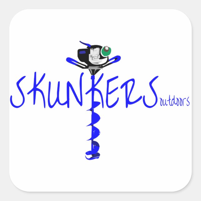 Skunkers Auger Sticker (Vorderseite)