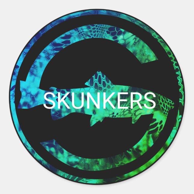 Skunkers Kryptek Sticker (Vorderseite)