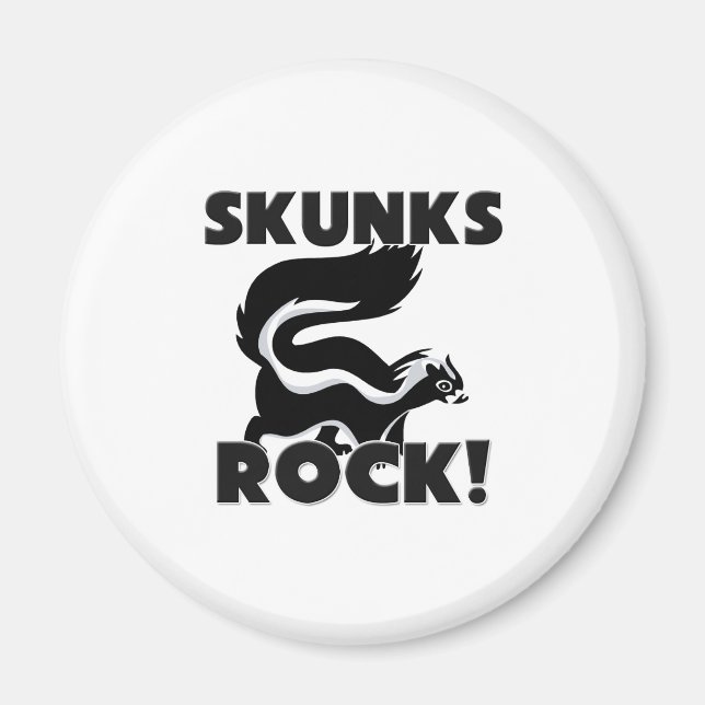 Skunks Rock Magnet (Vorne)