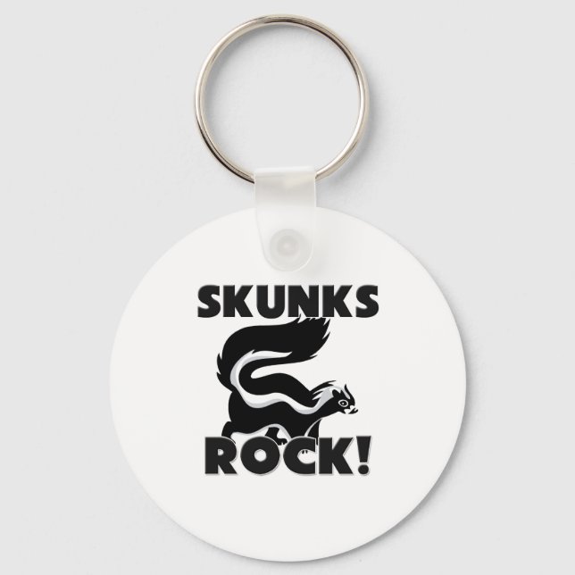 Skunks Rock Schlüsselanhänger (Vorderseite)