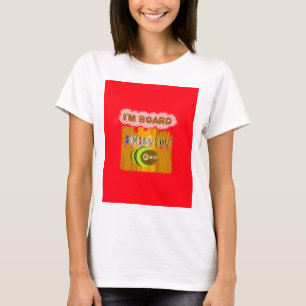 Skurril Bee Kunst Druck T-Shirt