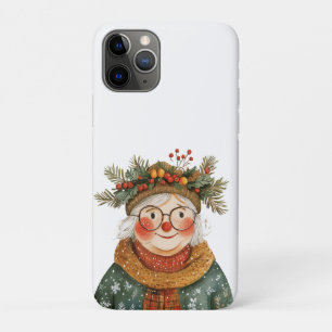 Skurril dekoriertes Weihnachts-Oma-Kissen Case-Mate iPhone Hülle