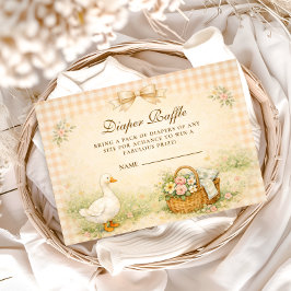 Skurril Dummer Gänsespiel Frühling Windel Raffle Begleitkarte