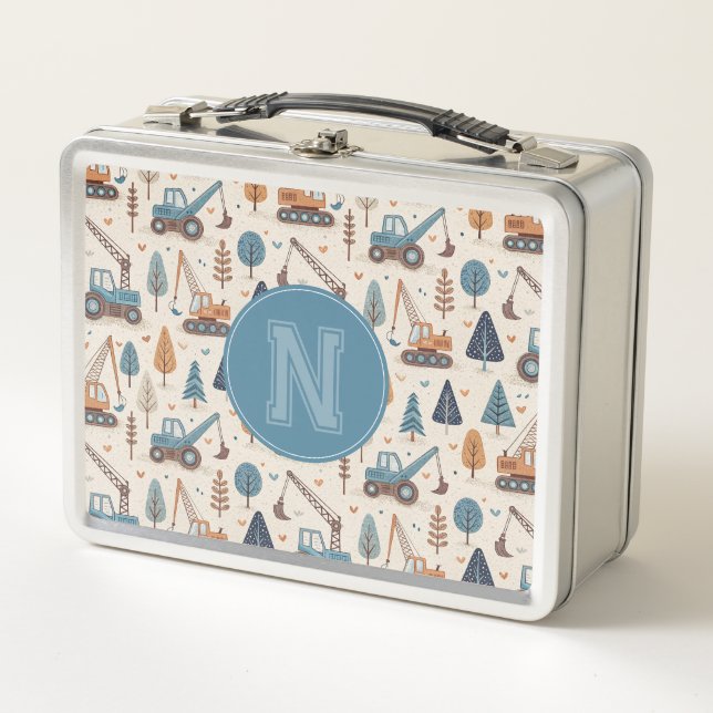 Skurril Kinder Bau Metall Lunchbox (Vorderseite)